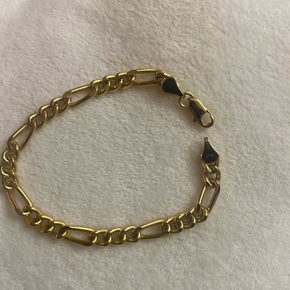14k gold plated BRACELET for Men's & Women's